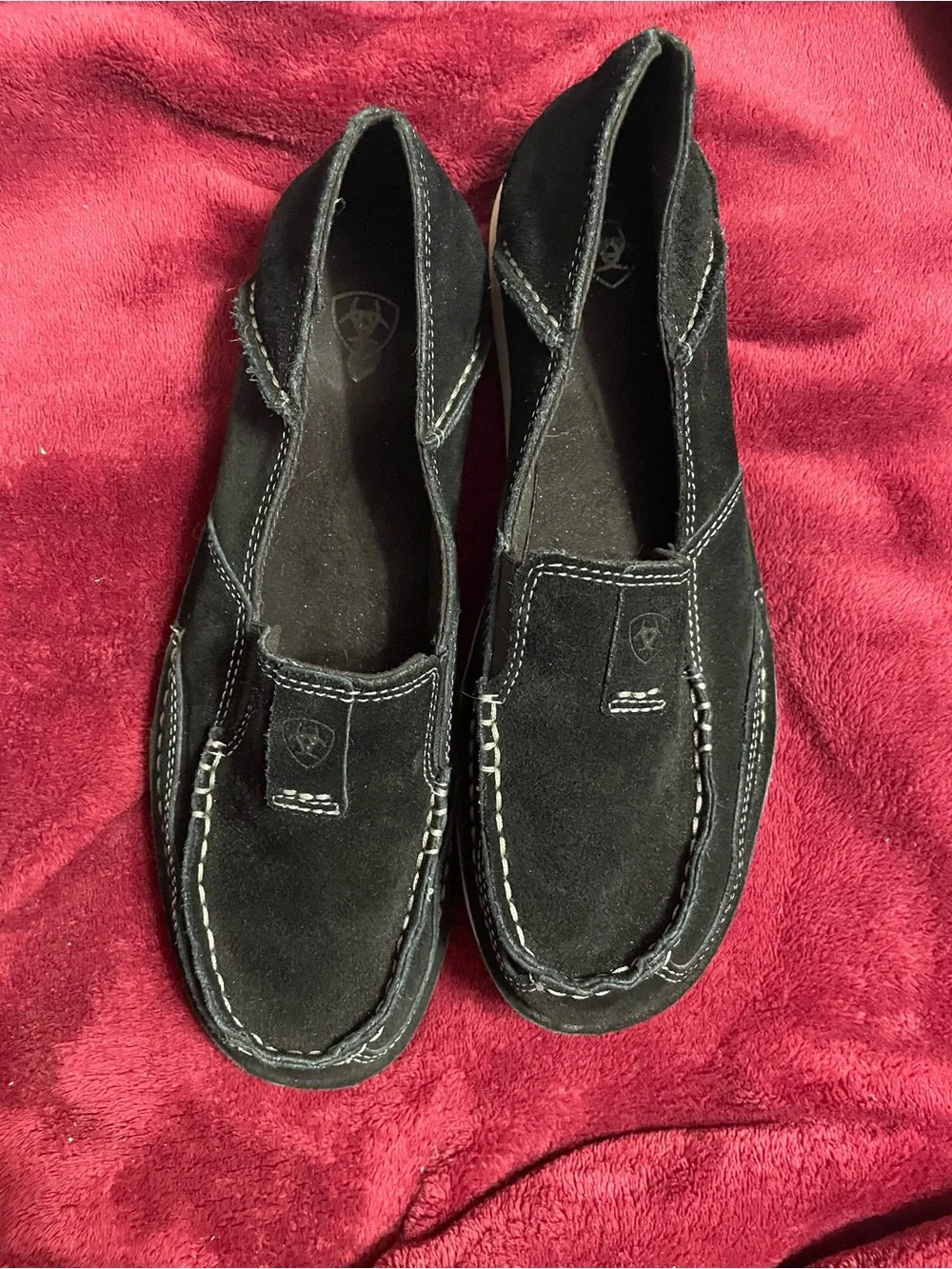 Ariat women’s cruiser‎ slip on shoes black suede size 9